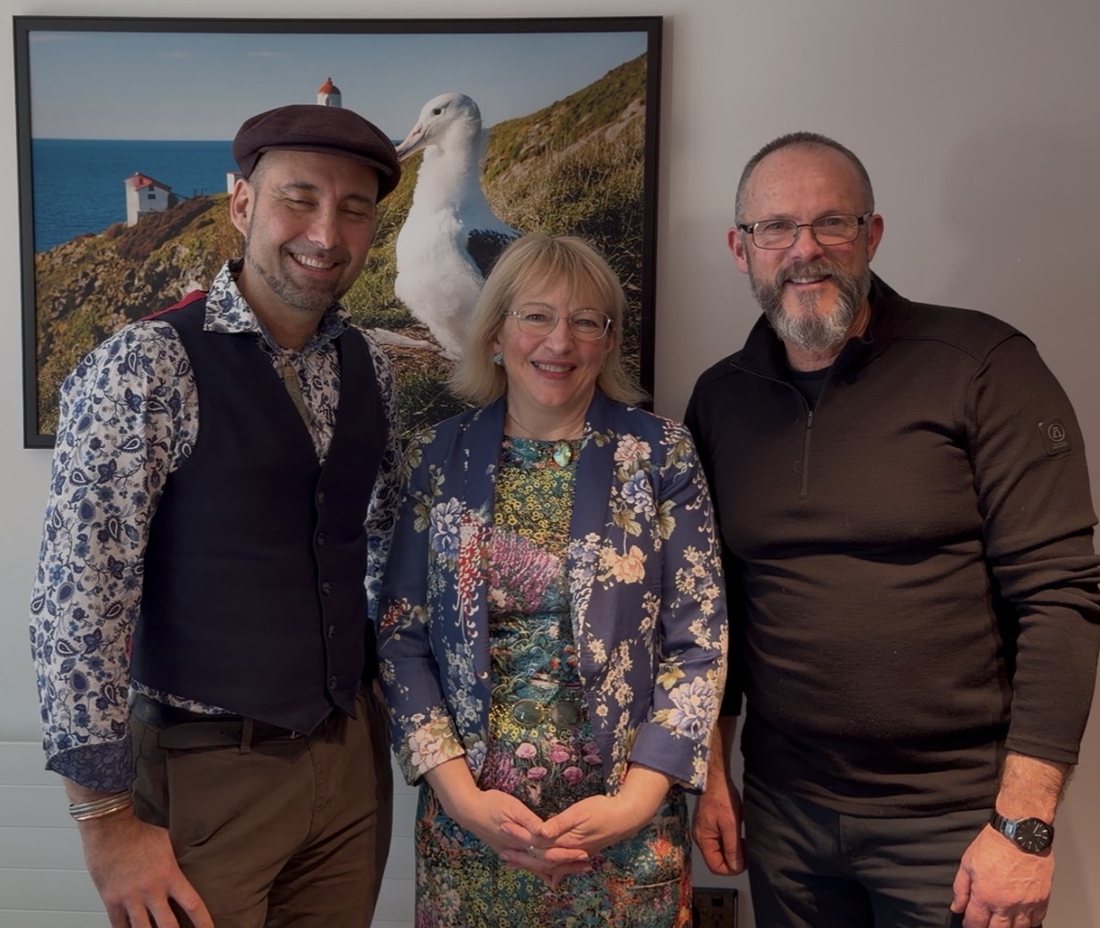 Clinton Chambers, Mayor Sophie Barker and Ken King
